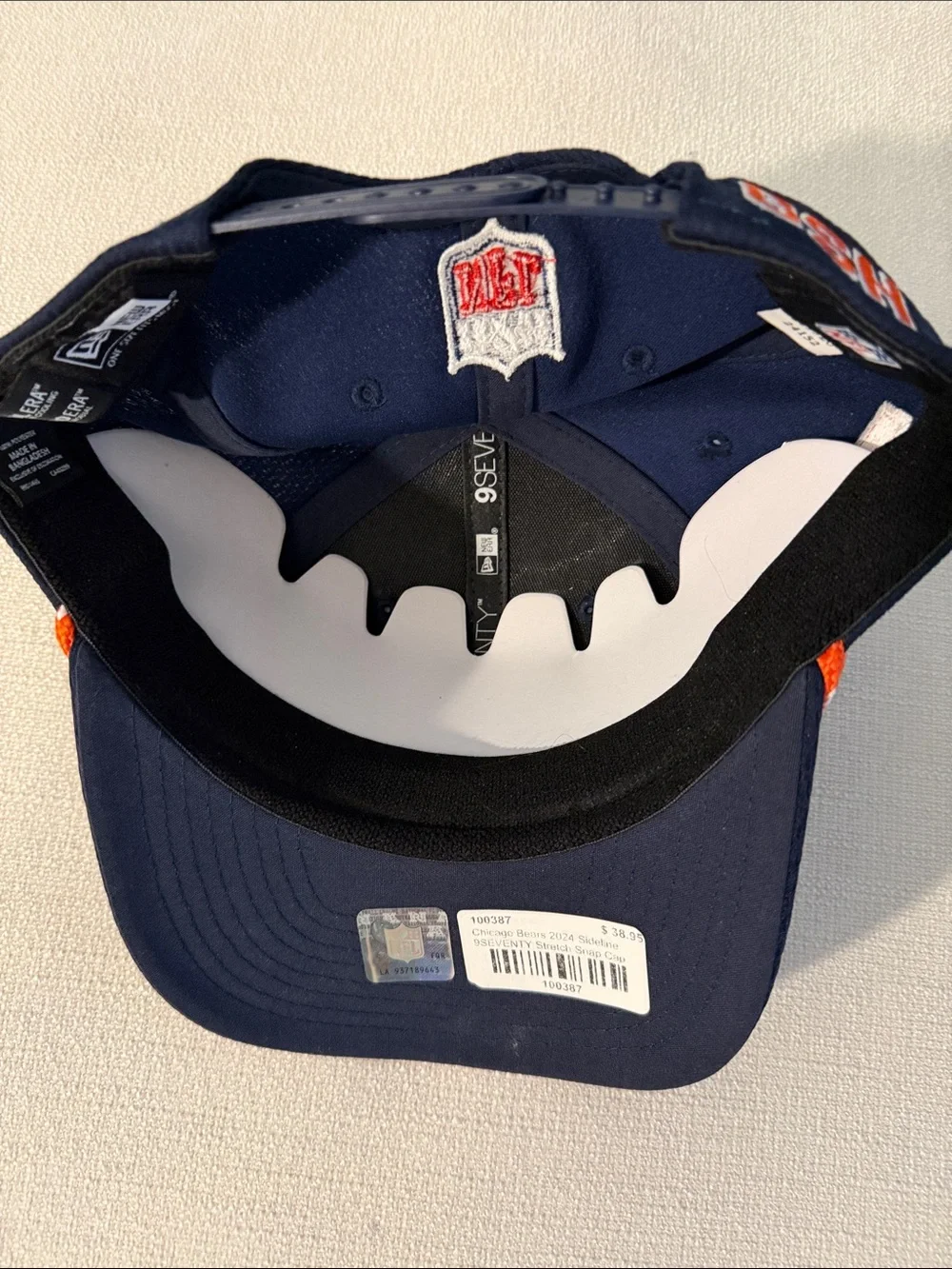 NWT New Era navy and orange Chicago Bears 9FIFTY-style snapback